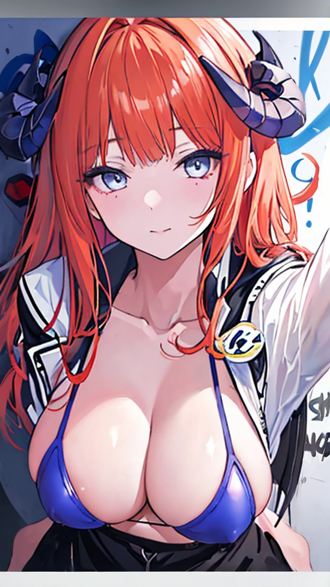 (best quality), masterpiece, 极其细致的CG裸女8K插painting, High color, extremely High color saturation, All colors are deepened, painting, scribble art, central composition, Extremely detailed light and shadow, graffiti wall, wall paintinged bright, 1 girl graffiti 1 girl looking at the wall, The face and eyes are very detailed, medium length hair, micro bikini, big bust,Sexual seduction,Sex life,girl on top