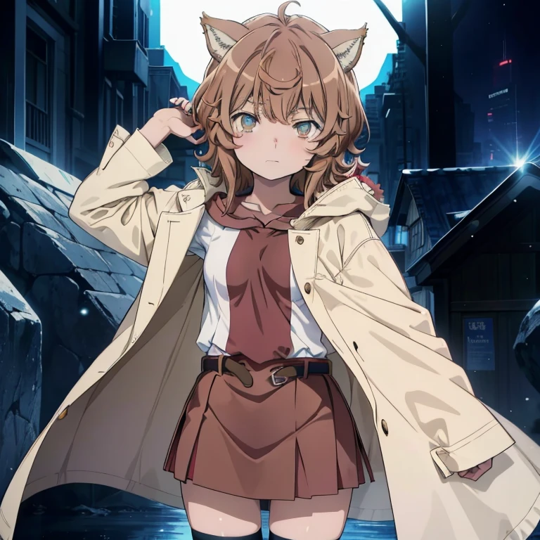 anime coloring book,anime screenshot,
1 girl, alone, Liliruca Arde,Liliruca Arde　Danmachi, brown hair,short hair,brown eyes tail, animal ears, brown hair, belt,red student blazer, Red pleated skirt,White knee socks,black loafers,high school student,Coming to school,school zone,dog ears, short hair,(masterpiece:1.2), highest quality, High resolution, unity 8k wallpaper, (figure:0.8), (beautiful and fine eyes:1.6), highly detailed face, perfect lighting, Very detailed CG, (perfect hands, perfect anatomy),