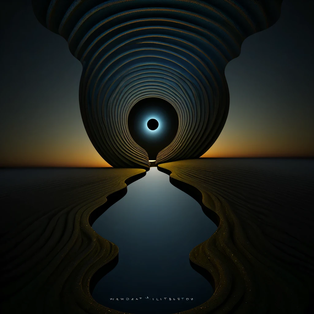 Optical illusion art,mandelbrot shape,depth of field,view,