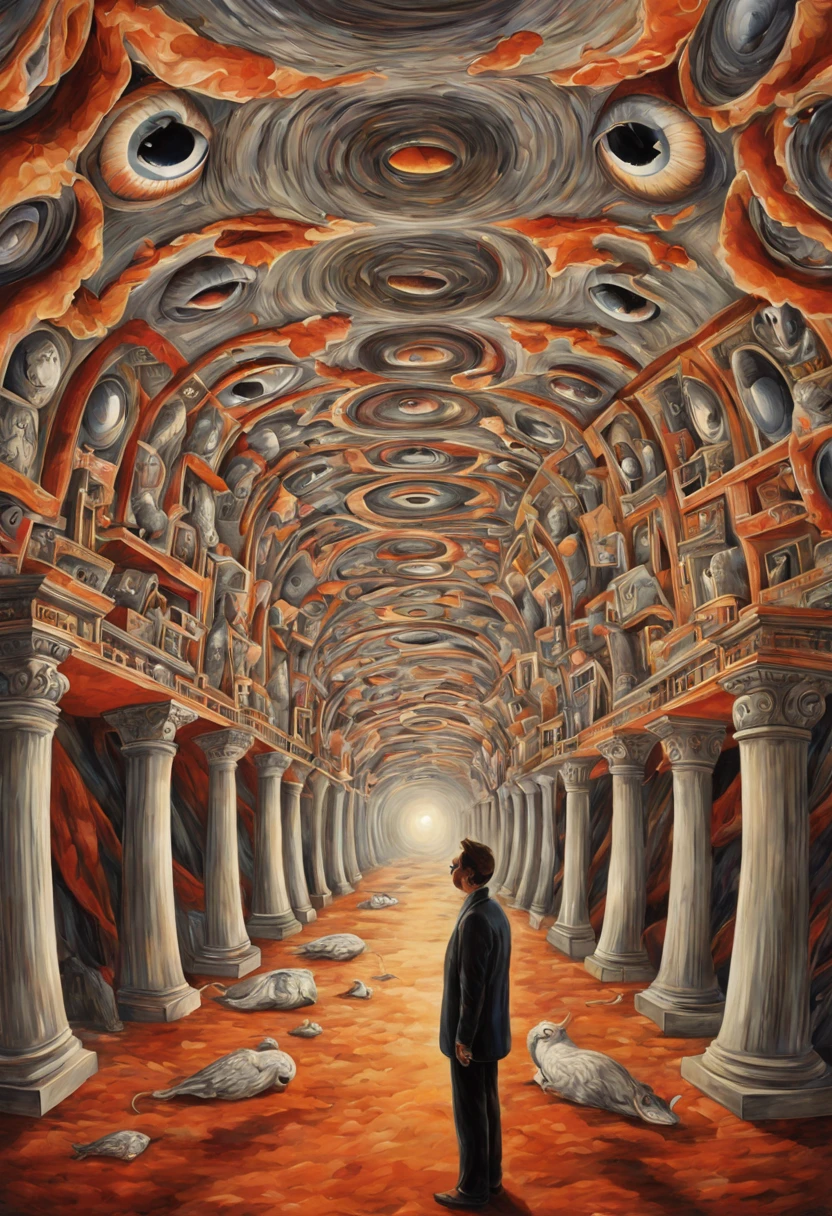 optical illusion art:1.37.A feast of optical illusions,Amazing artwork,The art of changing perception,Magical atmosphere,Fascinating images,Visually immersive experience,Awesome hallucination spectacle,Limitless creativity,Shocking