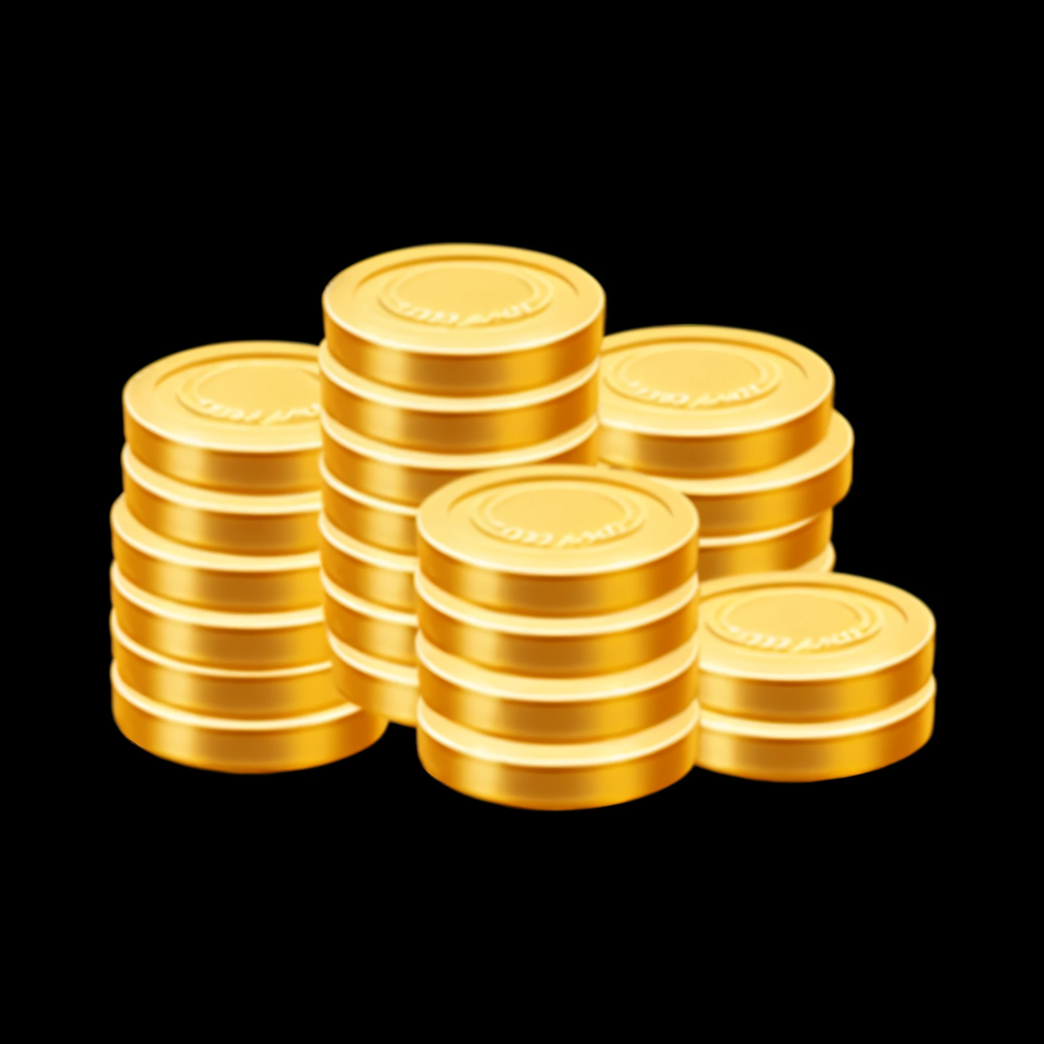 a close up of a pile of gold coins on a black background, gold coins, with many gold coins, piles of gold coins, coins, gold, stacks, scattered gold coins, with piles of coins around it, sitting on a pile of gold coins, coin, shiny gold, on black background, piles of money, gold metals, cash, game icon asset