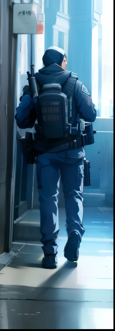 Heavily armed thief