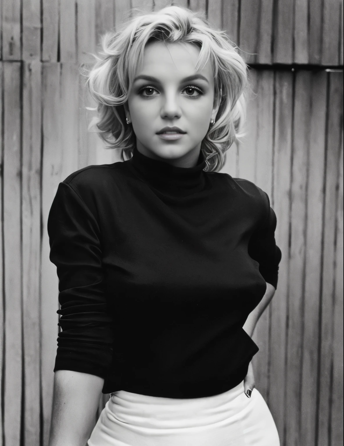 Britney Spears, con la mirada centrada,