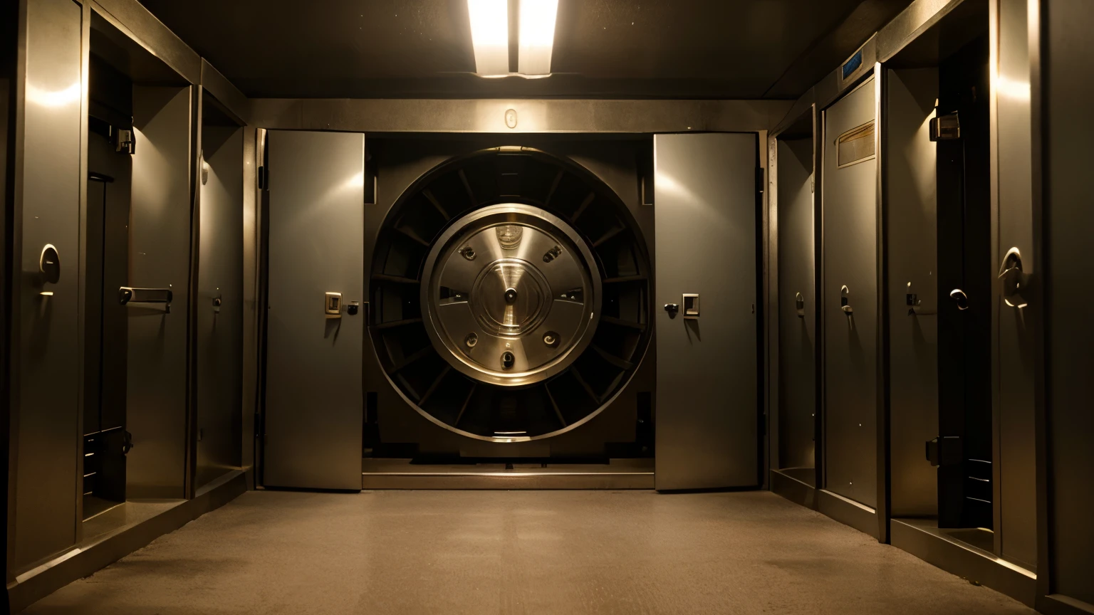 lot of money in a vault