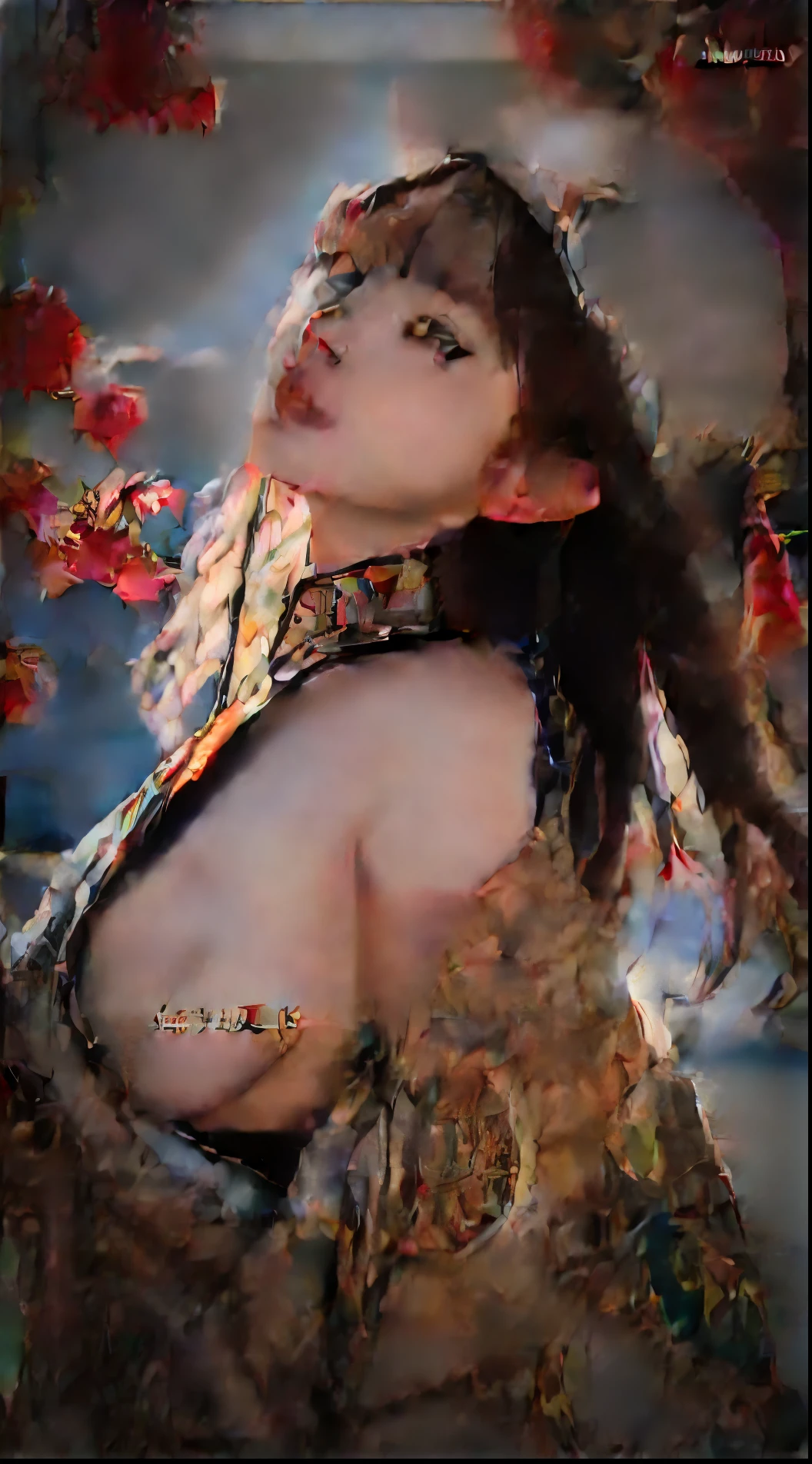 Anime, big breast, no bra