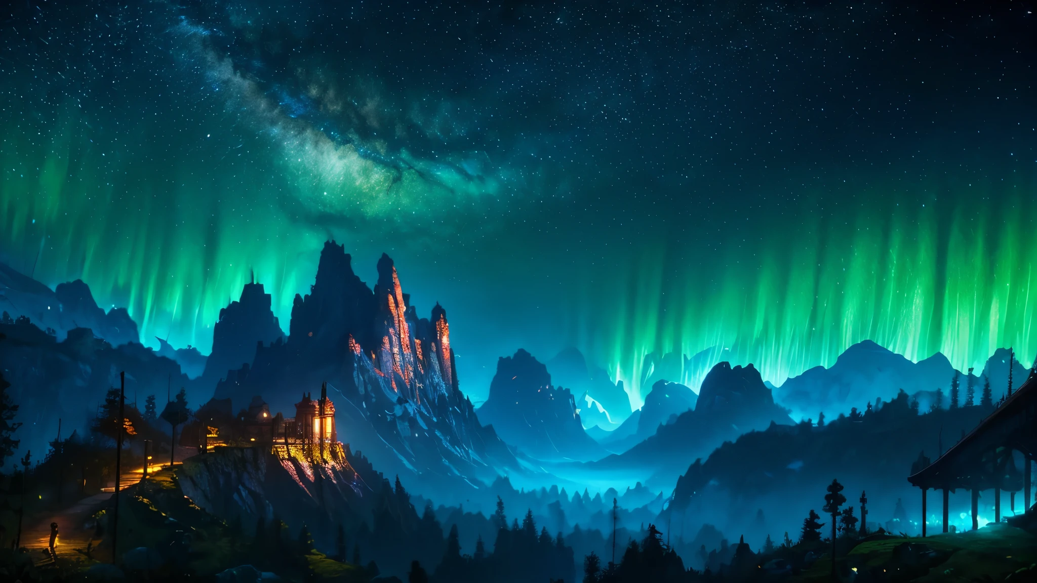 best quality,ultra-detailed,game scenery,fantastical scenes,realistic lighting,vibrant colors,immersive experience,visually stunning,action-packed gameplay,mesmerizing landscapes, enchanted forests,majestic mountains,dynamic weather effects,unforgettable adventures,expansive open world,seamless exploration,hidden treasures,quest-driven narrative,jaw-dropping special effects,pixel-perfect graphics,celestial skies,artistic concept art,vivid and lively animations,legendary artifacts,surreal and dreamlike environments.