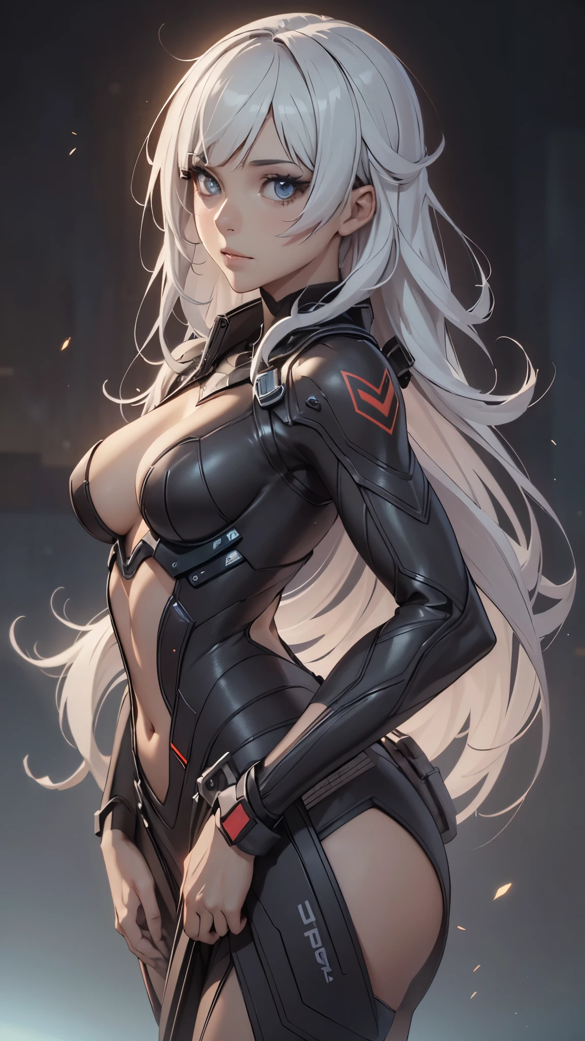 ((highest quality)), ((masterpiece)), (be familiar with:1.4), 3D, beautiful cyberpunk woman image,HDR (high dynamic range),ray tracing,NVIDIA RTX,super resolution,unreal 5,Scattered beneath the surface,PBR texturing,Post-processing,anisotropic filtering,Depth of bounds written,maximum clarity and sharpness,multilayer texture,Albedo and specular maps,surface shading,Accurate simulation of light-matter interactions,perfect proportions,octane rendering,two-tone lighting,wide aperture,Low ISO,White balance,Rule of thirds,8K students,(((long hair)))(((See-through)))