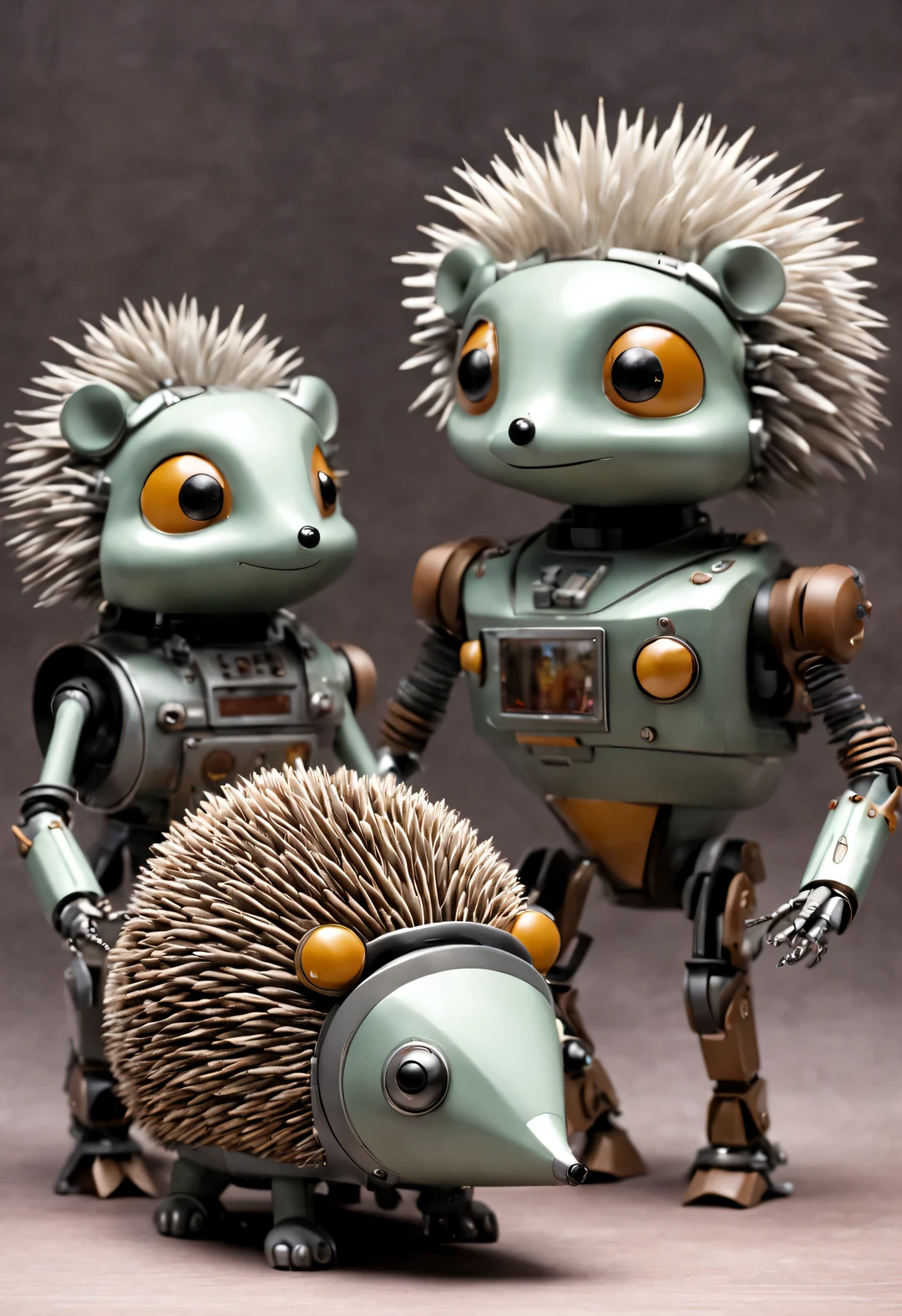 Hayao Miyazaki&#39;s Two Adorable Robot Hedgehog Lovers