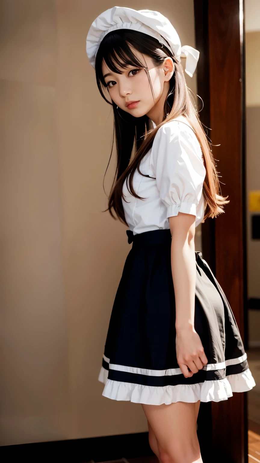 (((blue-sky、A smile、Climb the stairs in the school、from the rear、frombelow、frombelow、up skirt)))、(School uniform、pleatedskirt、shortsleeves:1.5)Pretty Girl VN02, 1girl in, Solo, masutepiece, 1girl in, best qualtiy, Ultra Detail, (shiny), Small、with blush cheeks, Ray tracing,Perfect Lighting, (milky skin:1.2),reflection,  up looking_で_viewer, blush, bow ribbon, Twin-tailed, yellow_Eyes, White lace pantyhose, Bag, White choker, Low_Twin-tailed、Japan's cutest 18-year-old beautiful girl、Small ribbons in the hair