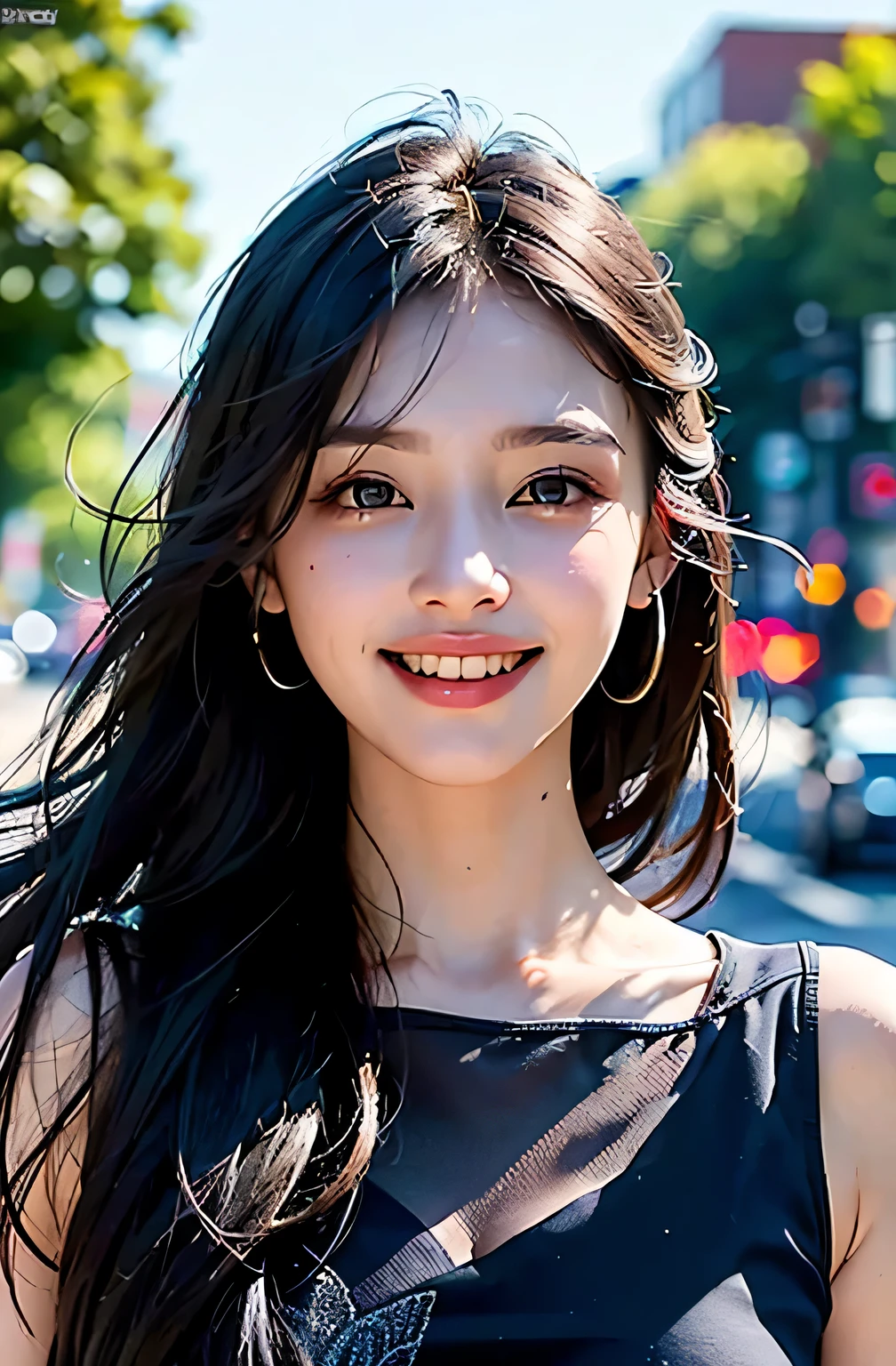 8k, best quality, masterpiece, realistic, ultra detail, photography, HDR, ROW photo, highres, absurdres, cinematic light, official art, depth of field,
close-up, slender, cute face, smile, beautiful details eyes, 19years old korean, pretty, Mohawk with silver color,