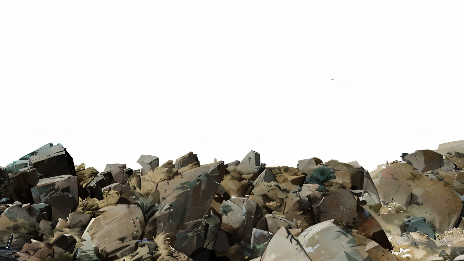 rocky foreground, rocky ground, rocks coming out of the ground, rocky environment, rocks, rocky terrain, rocky cliff, highly detailed rock structures, rock texture, rocks), dusty rock in the background, rocky landscape, extremely detailed rocky crag, rock plateau, sharp rocks, rocky ground with a dirt path, 2D Disney-style animation background
