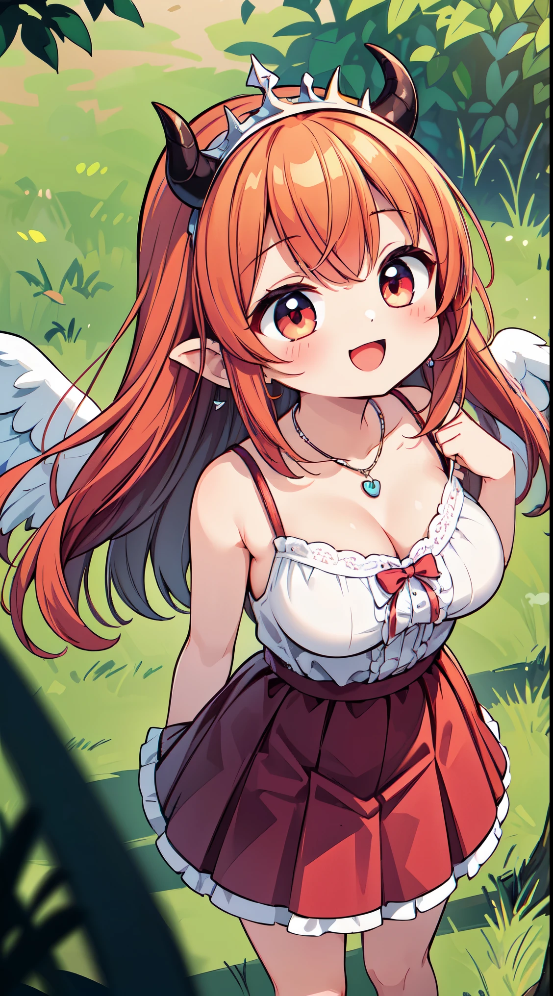 (super fine illustration:1.2),(masterpiece, 8k), (best quality, high quality:1.4), perfect anatomy, hyper detailed, ultra detailed,masterpiece background,beautiful detailed background, v8k wallpaper,perfect design,award-winning art,atmospheric,


BREAK,  1 beautiful girl, (Beauty:1.5),(Chibi:0.5),(kawaii:2.0),(Cool:2.0),((17 year old girl),(Solo:1.65),BREAK, (huge-breasted:1.2,), Clear skin, Beautiful skin, Shy, 1 beautiful woman,Demons,Colossal tits(The hair 弓, Red hair, Long hair, 反転したThe hair, 乱雑なThe hair,Wings of an angel on the back, Demon King's horn on the head:1.2), (Red Eyes, long eyelashes, Double eyelids: 1.2), Shiny skin,de pele branca,dial,(最高品質のfaces),(最高品質の輝くThe eye),(ドヤfaces,勇敢なfaces:1.45), (最高の笑faces,:D:1.45),

BREAK, Fantasy world city floating high in the fantastic sky,BREAK, Earthy Layers and Shawl,
Layer multiple thin sweaters for warmth,
Long, layered skirts made from simple fabrics,
Belt or cinch at the waist for shape.
Hand-woven or crocheted shawl for added warmth,
Wrap around shoulders or drape over arms,
Natural, earthy tones for a rustic look,
Basic leather boots for durability,
Practical and versatile footwear,
Decorate with handmade fabric boot cuffs,


BREAK,wakame,wakame,wakame,(Cowboy Shot,from above:1.4), 


BREAK,(Blurry background:1.3),(absurderes, hight resolution, Super Detail Art),cel shading,Clear Color, Lonely optical effect, Beautiful pictures, Bright glow, mystic atmosphere,(Close-up of girl:1.1), Mystical light particle effect,manga influence, clean line drawings, 