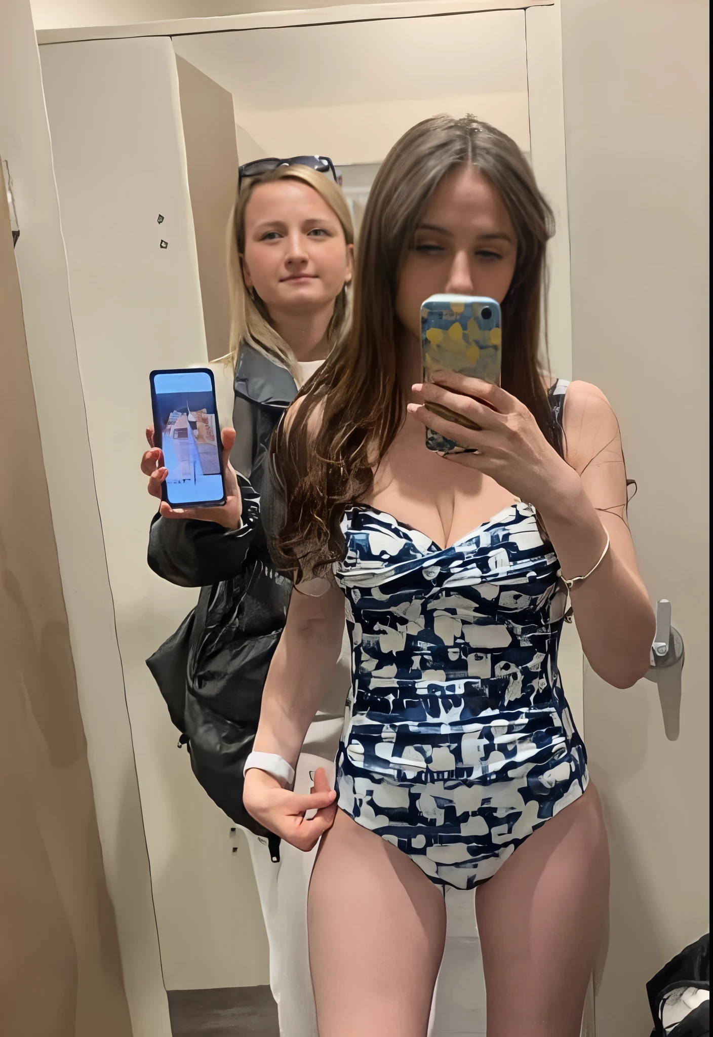 , girl 26 years old, no underwear, no swimsuit, naked, medium-sized breasts, nipples, vagina