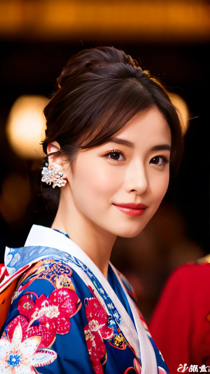 (highest quality,8K,masterpiece),hyper realism,
sophisticated facial features, Beautiful woman, Detailed beautiful eyes and lips, beautiful face, 
whole body, whole body,big breasts,shoulder,
 Traditional kimono, graceful fan movement,
 calm expression,greedy,realistic skin,