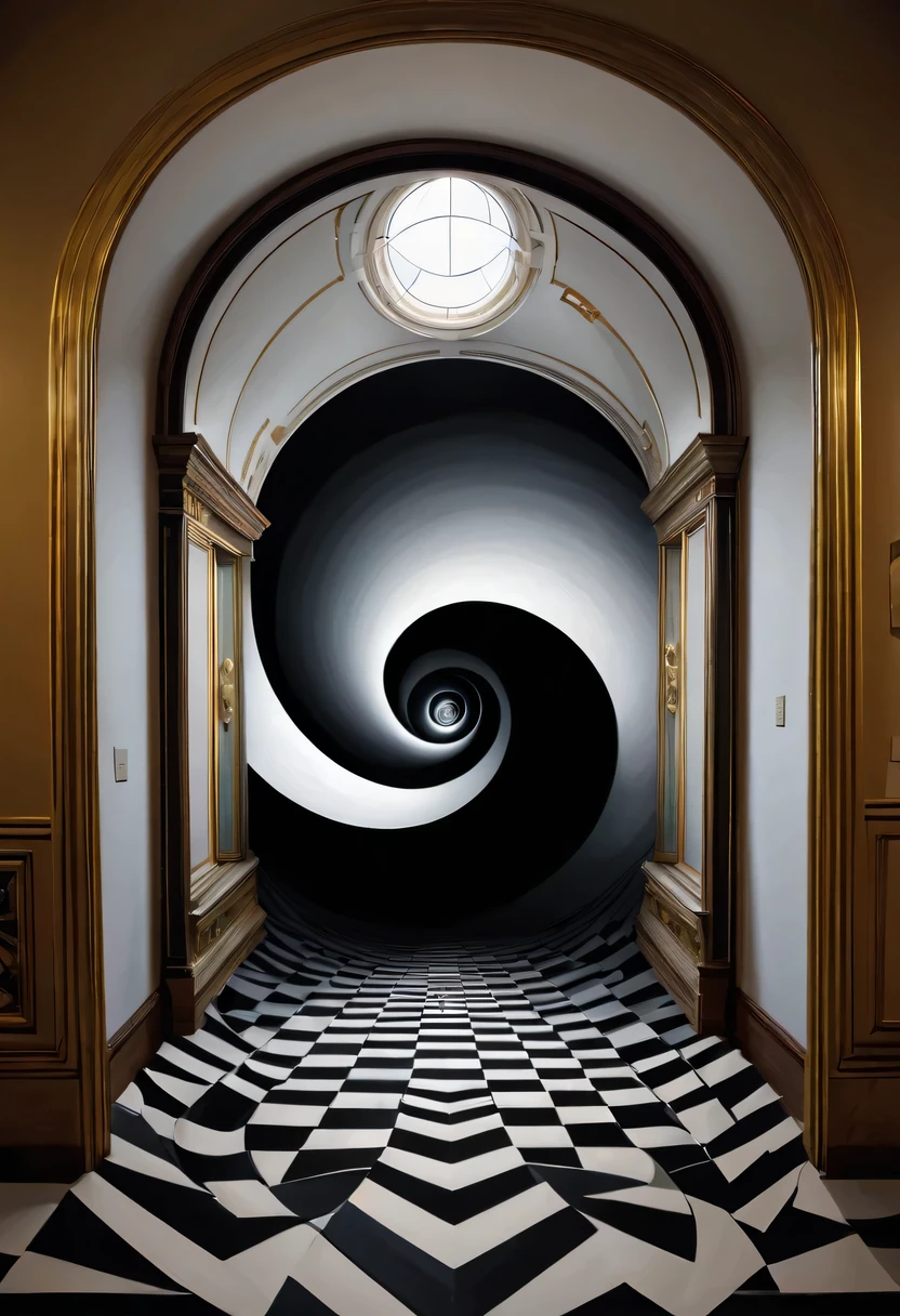 Optical illusion art