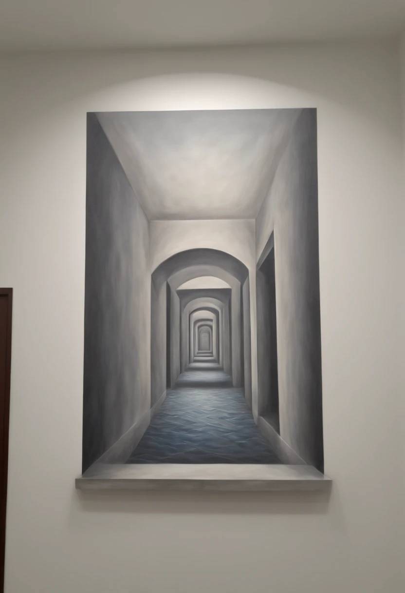 Optical Illusion art, Optical Illusion effect, 3d painting of cliff on the street, hand draw, reality, fantasy art, enhance, intricate, (best quality, masterpiece, Representative work, official art, Professional, 8k)