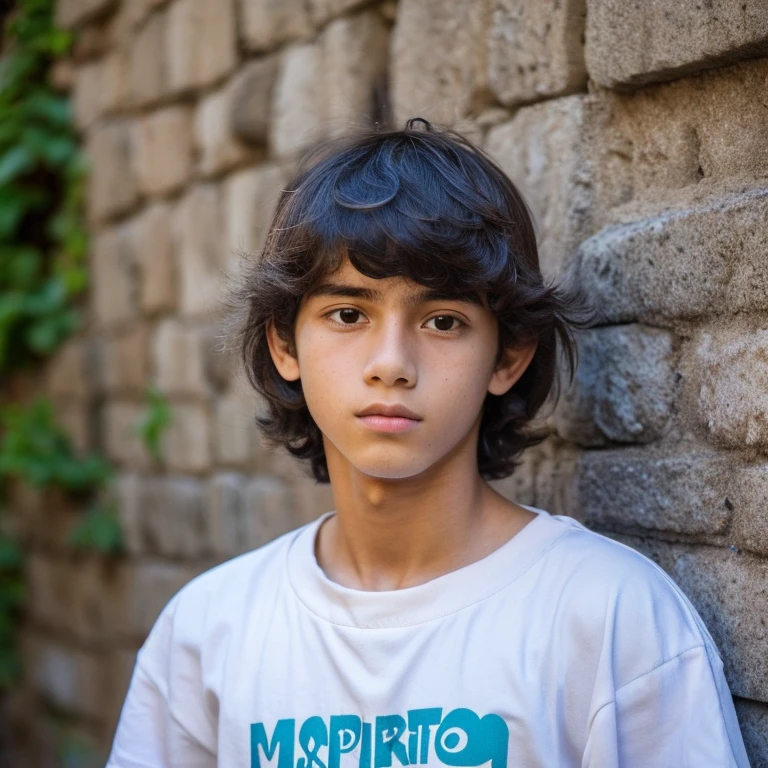 Menino adolescente((16 anos)), branco, cabelo meio cor azul, pelo no suvaco,fortinho, tanquinho, ((sem roupa)), ((pelado)), ((????? ereto))