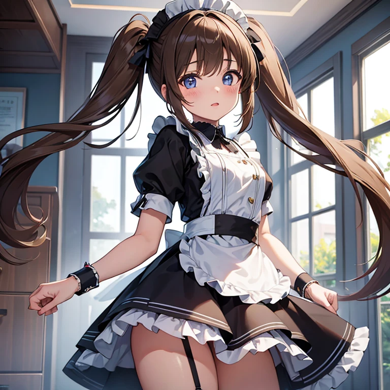 Half-naked   Takagi-san in latex maid outfit 