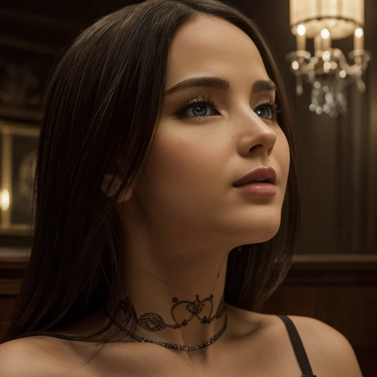 (masterpiece, highest quality, super detailed, best shadow), (detailed background), (beautiful and detailed face), high contrast, ((cinematic light)), colorful, hyper detail, intricate details, Depth of bounds written, 1 girl, alone, (ara ara mature femdom look), whore whore slut, Requires expression, domineering, domineering, seductive, (perfect beautiful face), from below, sitting