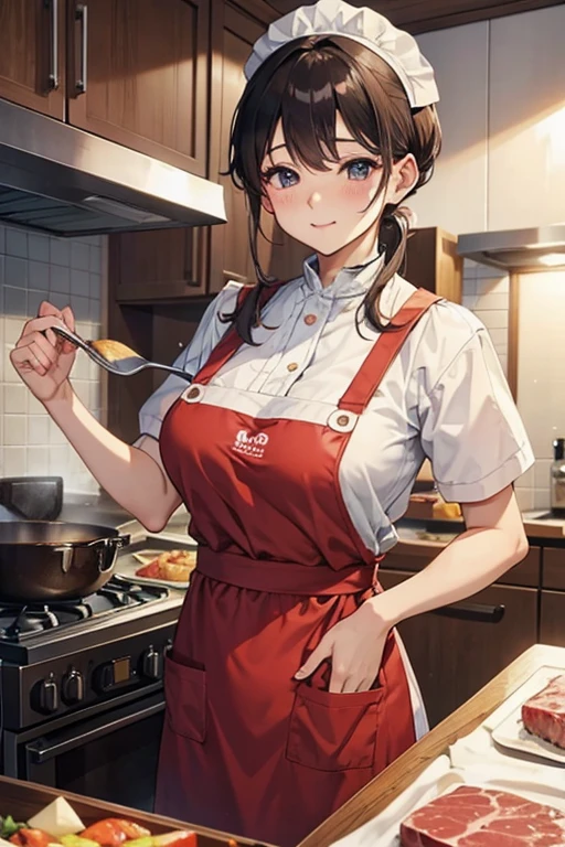 cooking、apron、Beauty、meaty