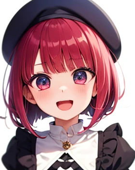 Very cute and beautiful chibi anime girl、Simple flat background、fulllllbody、Standing、extremely detailed face and eyes、Clearly outlined、solo、silk hat