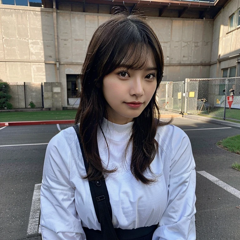Japanese　track and field club　bob　thin　big breasts