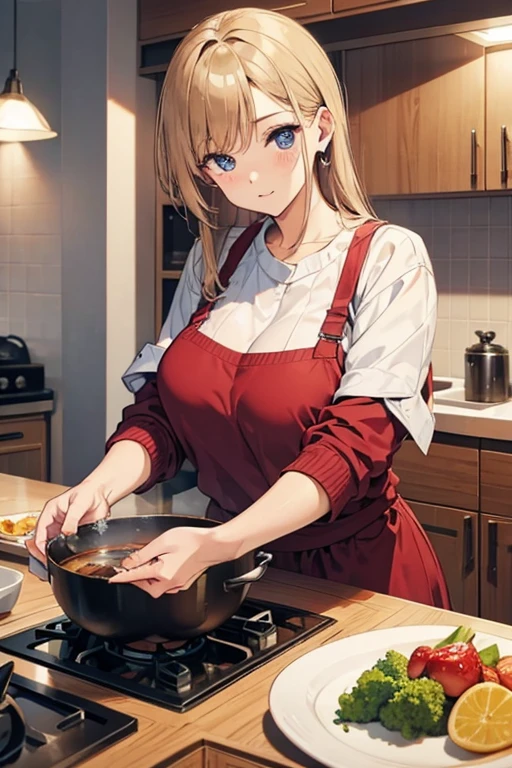 cooking、beautiful mature woman、attractive woman、beautiful eyes