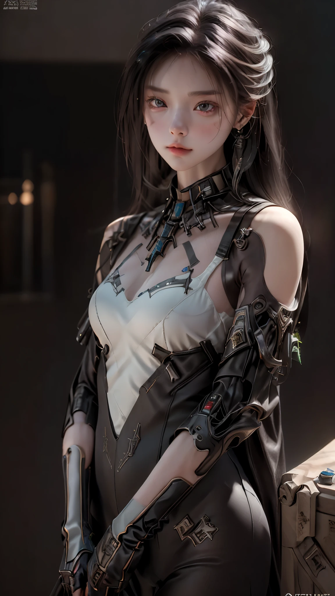 ((highest quality)), ((masterpiece)), (detailed:1.4), 。.。.。.3D, beautiful cyberpunk woman image,nffsw(high dynamic range),ray tracing,NVIDIA RTX,super resolution,unreal 5,Scattered beneath the surface,PBR texturing,post processing,anisotropic filtering,Depth of bounds written,maximum clarity and sharpness,multilayer texture,Albedo and specular maps,surface shading,Accurate simulation of light-matter interactions,perfect proportions,octane rendering,two-tone lighting,wide aperture,Low ISO、White balance、Rule of thirds、8K students、((holding an assault rifle))