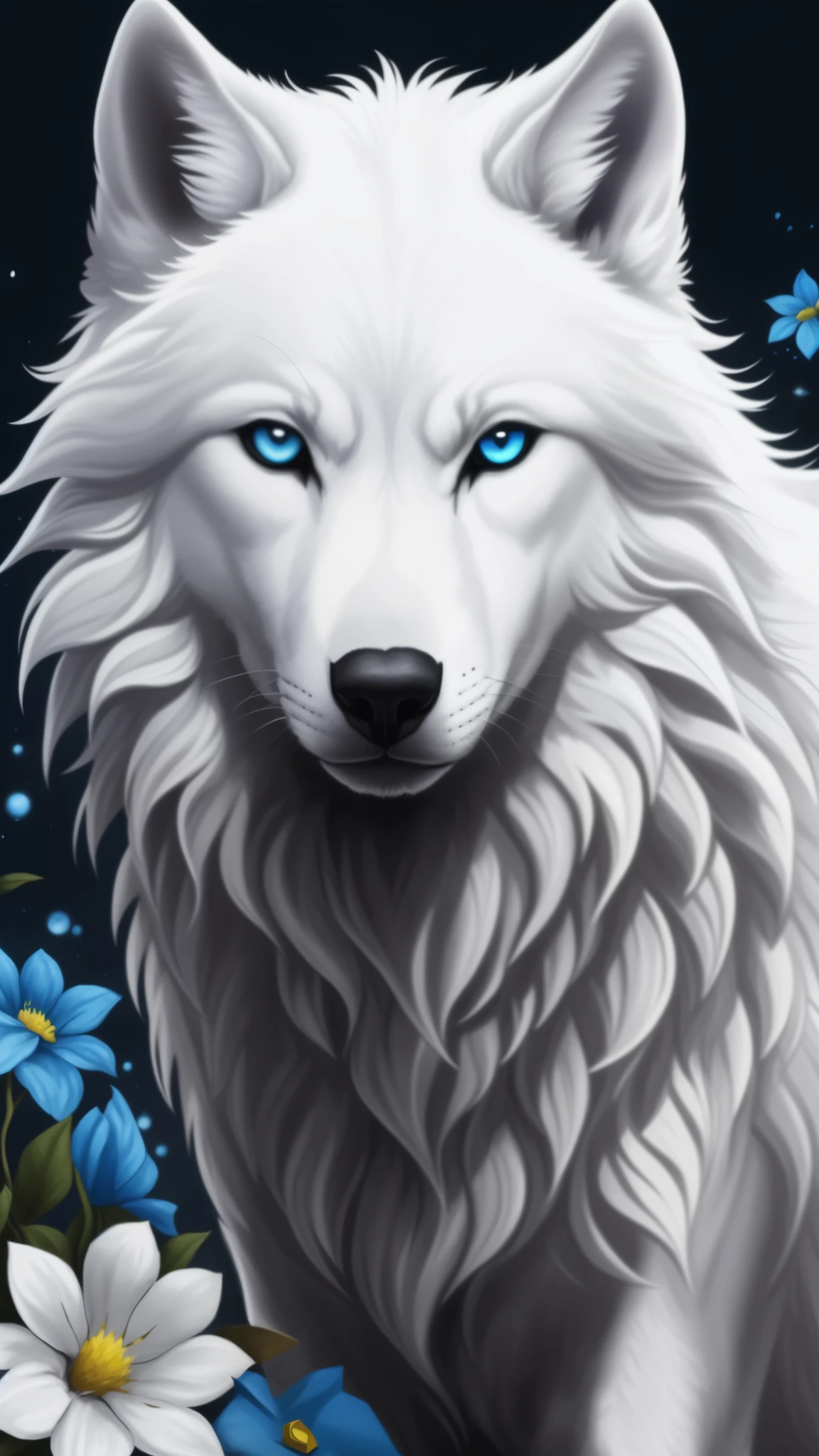 a painting of a No or with blood on the face, Lobo no inferno, No or, photo of No or, portrait of No or fantasy, imagem do avatar, He ad No or, Grim - Lobo, Big No or, portrait of No or, No or, No or alp ha head, wolp, foto de perfil, AngieNão or, No or, alto detalhamen to), He has No or yellow eyes, Meio Lobo, No or dark grey