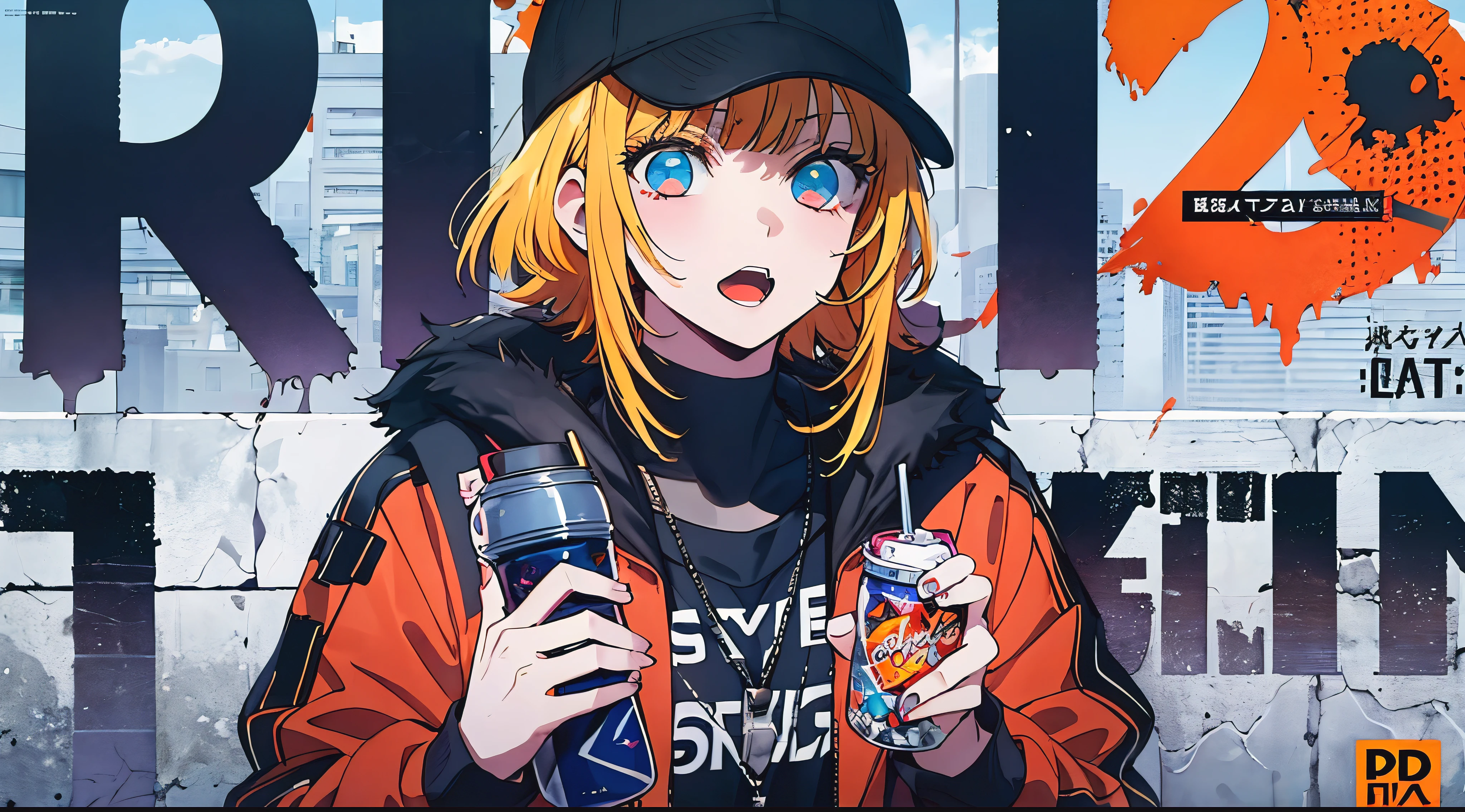 (((dramatic))), (((gritty))), (((intense)))) The movie poster features as the central character. She is shy in the center of the poster, wearing idol clothing, And the determined look on her face. The background is dark and gritty, feeling of drunkenness. The article is bold and eye-catching, with catchy slogans that add to the overall drama and excitement. The color palette is dominated by dark colors, Dotted with bright colors, giving the poster a dynamic and visual impact, tachi-e (magazine:1.3), (cover-style:1.3), fashionable, vibrant, clothing, take a pose, front, colorful, dynamic, background, element, With confidence, expressive, holding, statement, attachment, majestic, coiled, Around it, touch, scene, article, cover, bold, eye-catching, title, fashion, Font, catchy, title, bigger, eye-catching, modern, tendency, concentrated, stylish, 1 girl