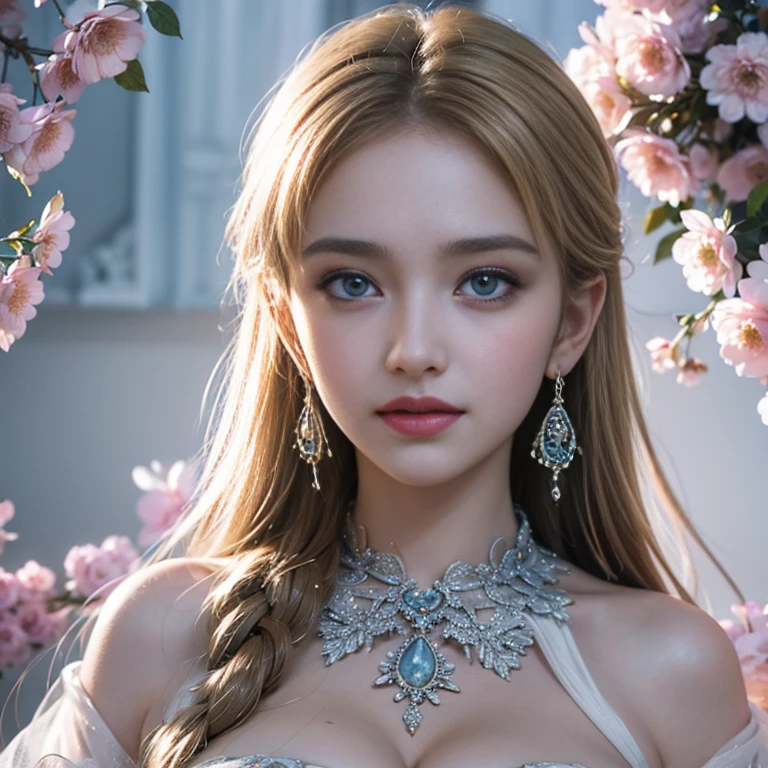 masterpiece,Highest image quality,Super details,best quality ,extremely delicate and beautiful, Very detailed,best quality, official art, Extremely detailed CG unified 8k wallpaper, Ana de Armas portrait photo, Blonde hair with black pupils,shiny skin, (beautiful eyes:1.1), beautiful skin, big watery eyes,(detailed lighting:1.2), (Beautiful and detailed light:1.3), Beautiful black maid outfit,, beautiful breast balls, The most perfect breast ball shape,firm breast balls,Deep cleavage,Naked of breast,complex, digital drawing, Smooth, sharp focus, end of the world, epic reality, (high dynamic range:1.4), (pastel colors:1.4), Revelation,Bright colors, night, screen space refraction, (intricate details, Super detailed:1.3), art station, lens, vignette, complex background, buliding,Beautiful smile,The most beautiful look,Detailed moon background,Dreamcatcher earrings,The best look,Black lace hollow dress,(Hollow dress of various colors lacks color,Black,white,pink,purple,Red,blue,Orange,green,Cyan,),