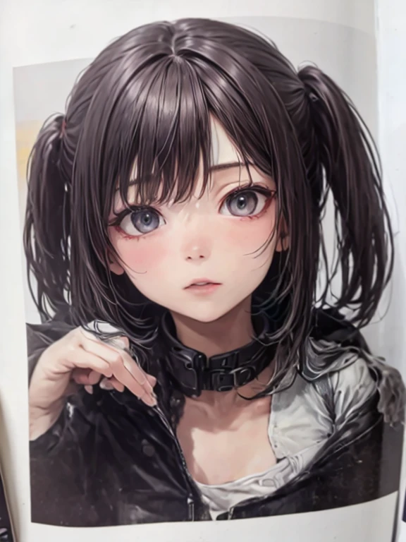 There are many white human-like objects with only their faces painted in black on a black background.。
