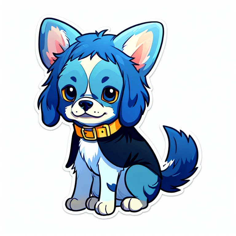 one sweet dog sticker, white background