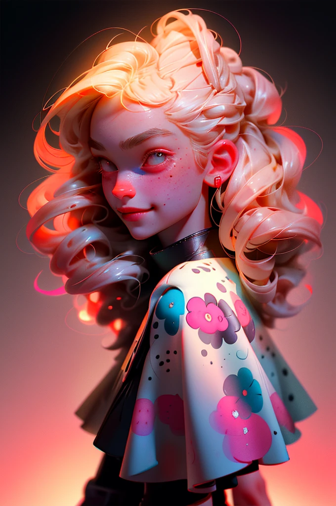 A surrealistic tachi-e artwork with an 8k resolution and super detail. The image features a girl wearing fake animal ears and a light smile on her face. Her ears blush with a hint of pink, and she reveals a fang as she grins mischievously. Her hair is styled in crossed bangs held in place by a hairpin, and she has a cute mole under her eye. The artwork is rendered with accurate details, showcasing the anatomically correct features of the girl's face. The image is presented in silhouette against a drop shadow, creating a captivating visual effect. The artist expertly incorporates elements of stereograms and anaglyphs, giving the artwork a unique depth when viewed from different angles. The artwork