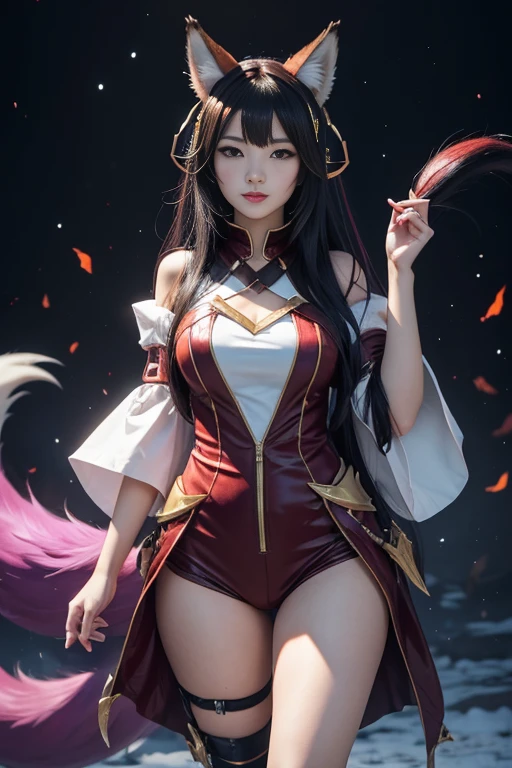 Full Shot:2,Full Body:2,Perfect 10,Masterpiece,18-year-old girl with,Sakura, perfect proportions of face and body with bright blue eyes with long eyelashes and long black hair with snow-white skin in Chinese Hanfu clothes walks along the alley with cherry blossoms where cherry blossoms lie on the ground, the girl has white skin, skin pores, a smile on her face, flirting in front of the camera, the girl is wearing an ultra-short skirt, are guessed through her panties, she has small elastic breasts, protruding swollen are visible through the topic, sexy fishnet stockings on the girl's legs, elegantly shaped stilettos, high resolution, clear focus, trending artstantion, epic realustic, official art, render sunlight, back light, outline around her contours, front illumination on the face, body in shadow, monocle photography style, soft focus, romantic mood, photo resolution 100 megapixels, high detail of image details, depth of field, bokeh, beautiful sun glare and lens highlights - --auto --s2