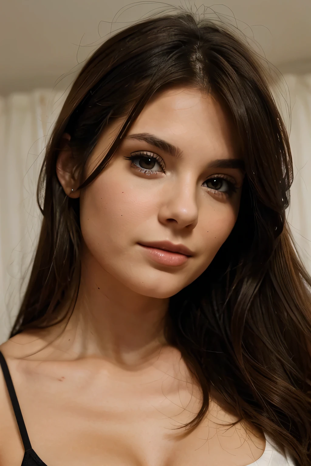 beautiful, brunette