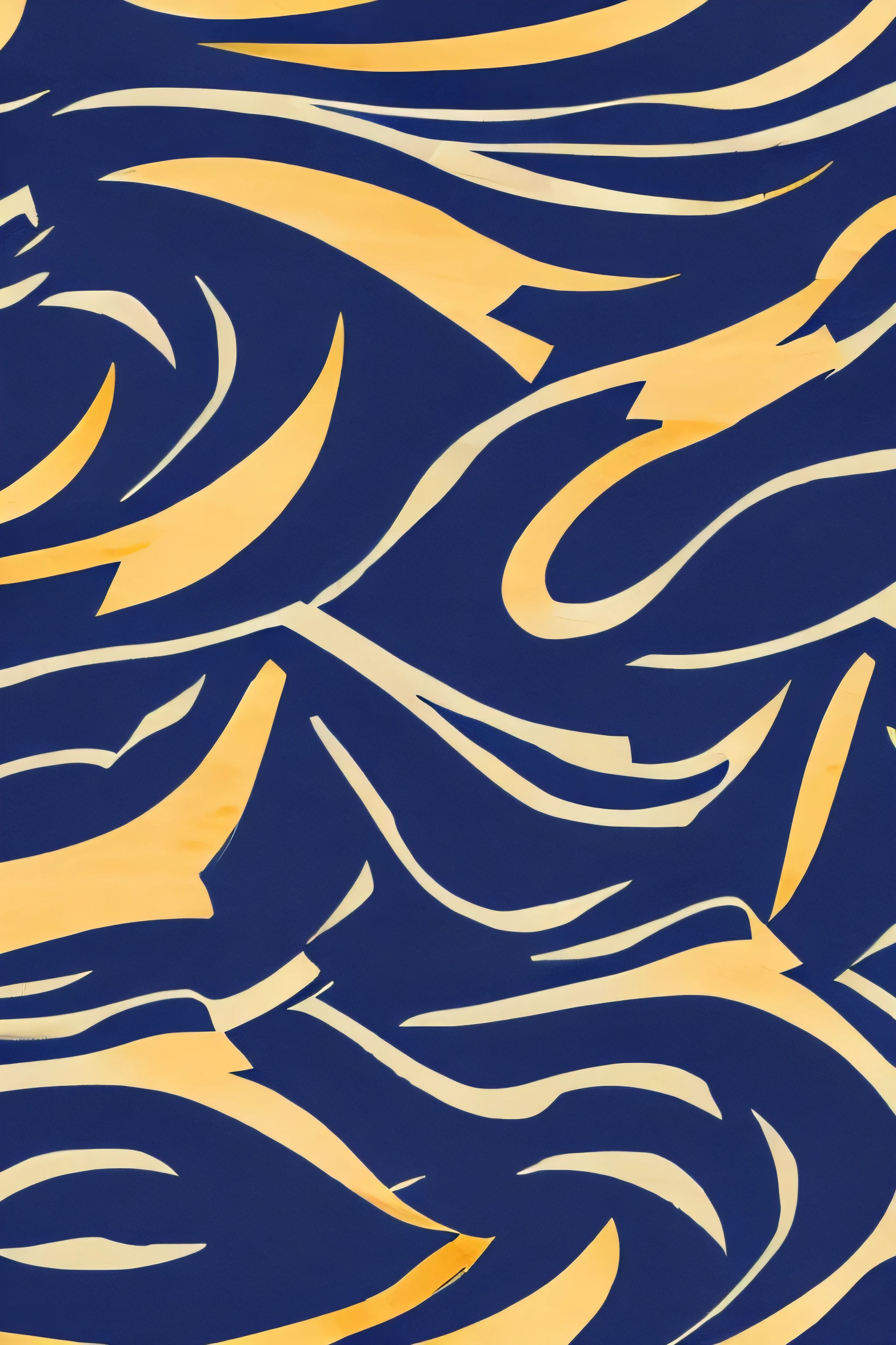 Navy Blue Abstract Print Watercolour Brush Stroke print~ Hamptons Beach art