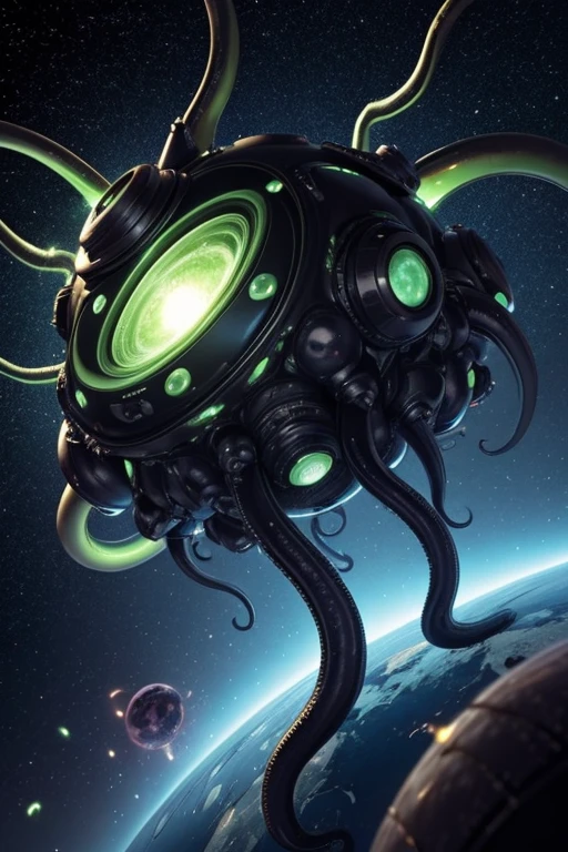 The planet Earth being invaded by aliens with tentacles that release goo that makes the human being increase dopamine by 200 percent, imagine what that would be like, them injecting dopamine into the human being and running after it and some humans becoming slaves of their dopamine getting addicted