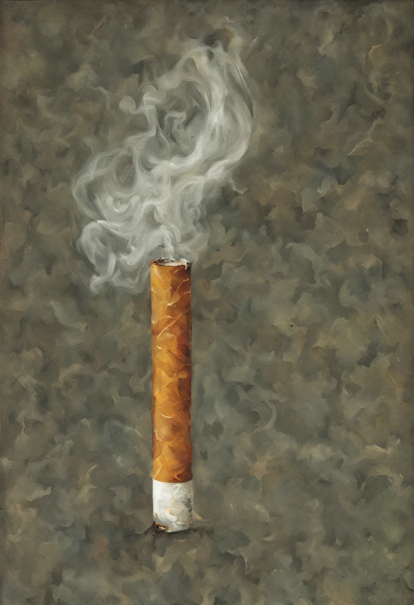 CIGARETTE SMOKE PAINTING