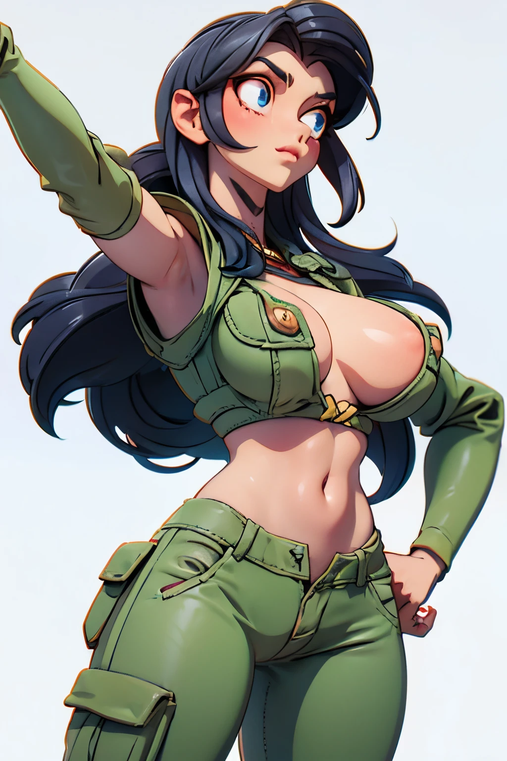 gorgeous muscle female amazon, minimal savage primitive cloths, prehistoric, prehistoric forest