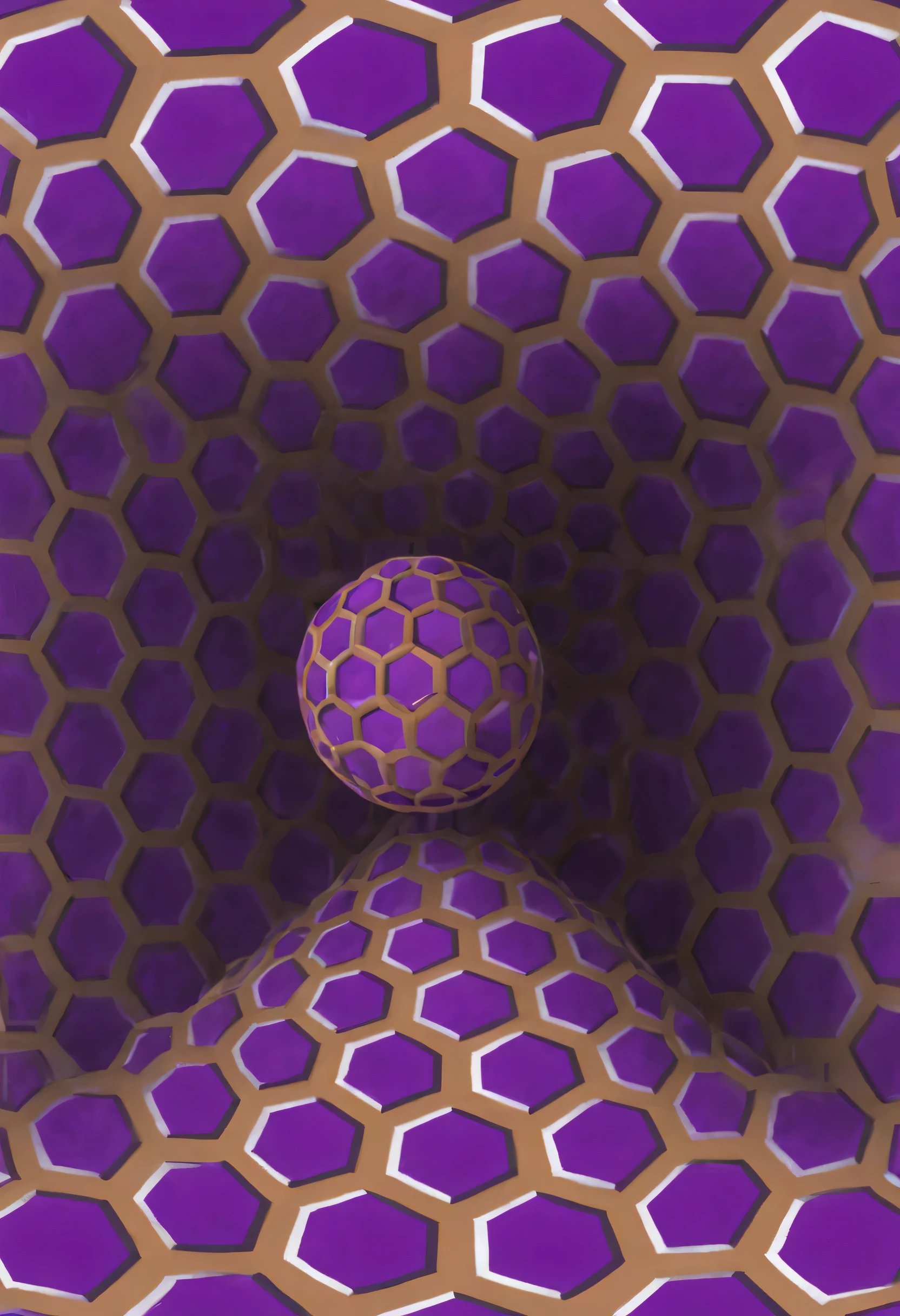 Optical illusion, opti, illusion, purple, pink, honeycomb, ball, moving