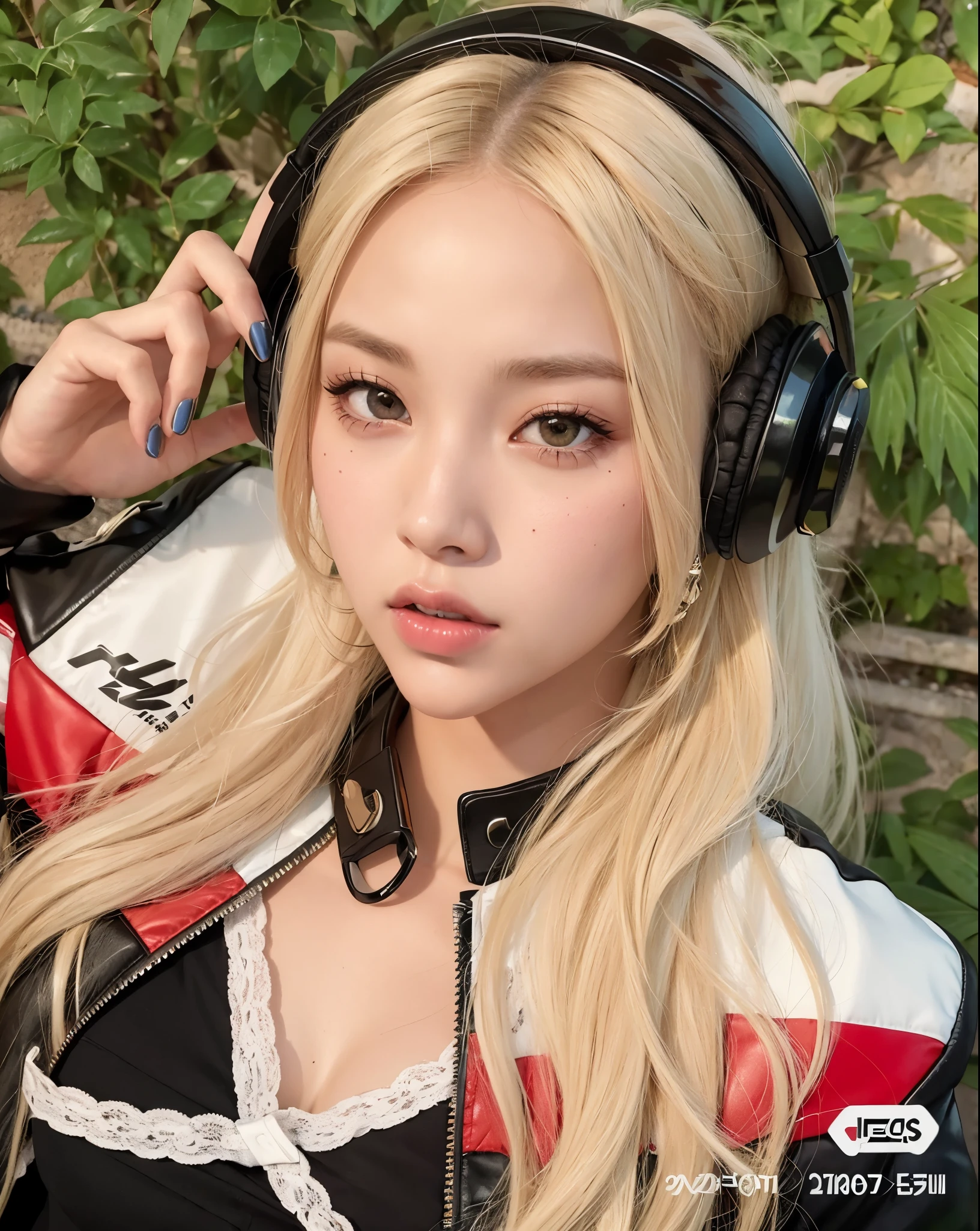 blond haired girl con auriculares on sitting on a motorcyCLe, parque roseanne de blackpink, bella delfina, ava max, chica perfecta de pelo blanco, retrato de jossi de blackpink, con auriculares, con auriculares, vibraciones de anime, CL, muchacha coreana, Lalisa Manobal, sakimichan frank franzzeta, loish y ross tran