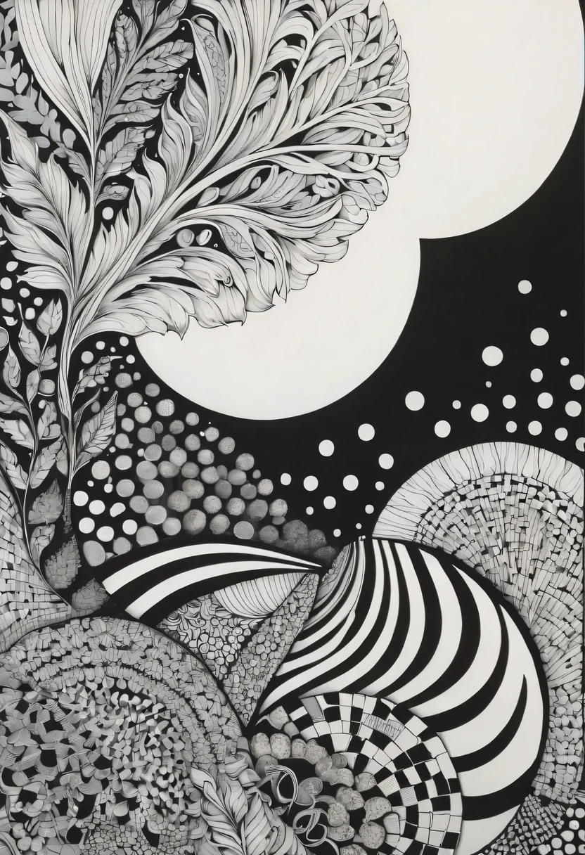 Zentangle,Wire,black and white,simple