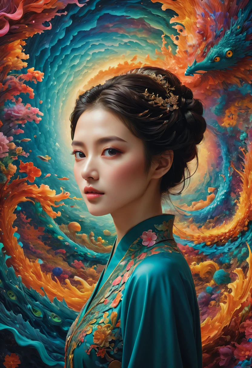 (best quality、4K、8k、high resolution、masterpiece:1.2),Super detailed,(Reality、photorealism、The photos are real:1.37),Optical illusion,cutting-edge,3D art,错觉masterpiece,Vision,超Reality主义,depth perception,Visual spoofing,An artistic marvel,puzzling,perceptual paradox,intricate details,令人印象深刻的Reality主义,smart brush,Perfect precision,Extraordinary attention to detail,Stunning visual effects,Creative combinations,Artistic excellence,incredible craftsmanship,Extraordinary texture,bright colors,Color scheme,interesting perspective,The art of innovation,great creativity,令人印象深刻的cutting-edge,flawless execution,Spectacular visuals,Enchanting art,Drama and Illusion,dynamic depth,Illusion of depth,artistic genius,Excellent execution,Amazing visual impact,令人惊叹的masterpiece,Immersive experience,lifelike performance