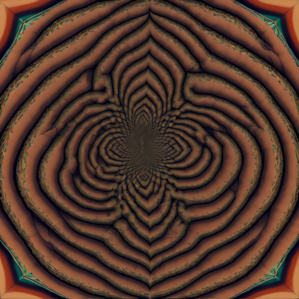 (Optical illusion art:1.3),(:1.5)Paradox diagram,mandelbrot shape,Zentangle,fractal art,geometric paradox