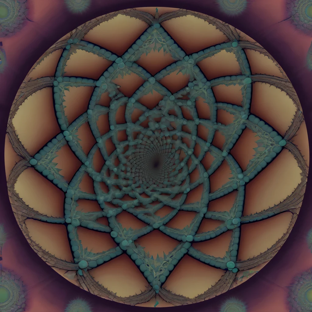 (Optical illusion art:1.3),(:1.5)Paradox diagram,mandelbrot shape,Zentangle,fractal art,geometric paradox