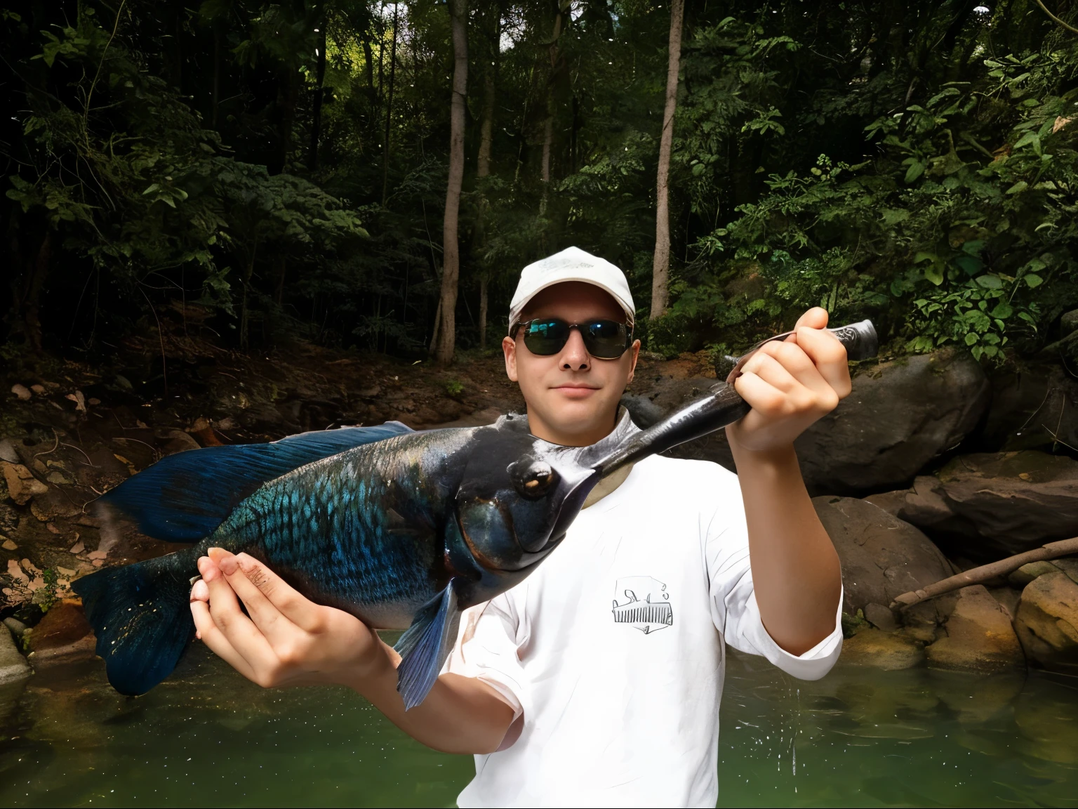 recreate fish in the photo with same colors and shade