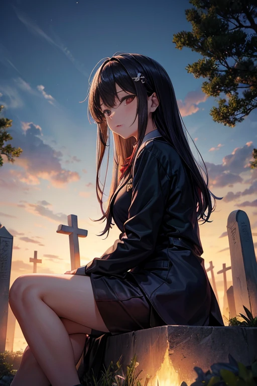 阿拉菲德cemetery,晚上cemetery有燈光,背景是cemetery, 黑暗的cemetery场景, 来自黑魔法师cemetery!!!, cemetery background, kinematics, cemetery, grave, in a cemetery, cutscene clip, goddess of death in a cemetery, Sitting in the cemetery at night, cemetery夜景, 半夜在cemetery