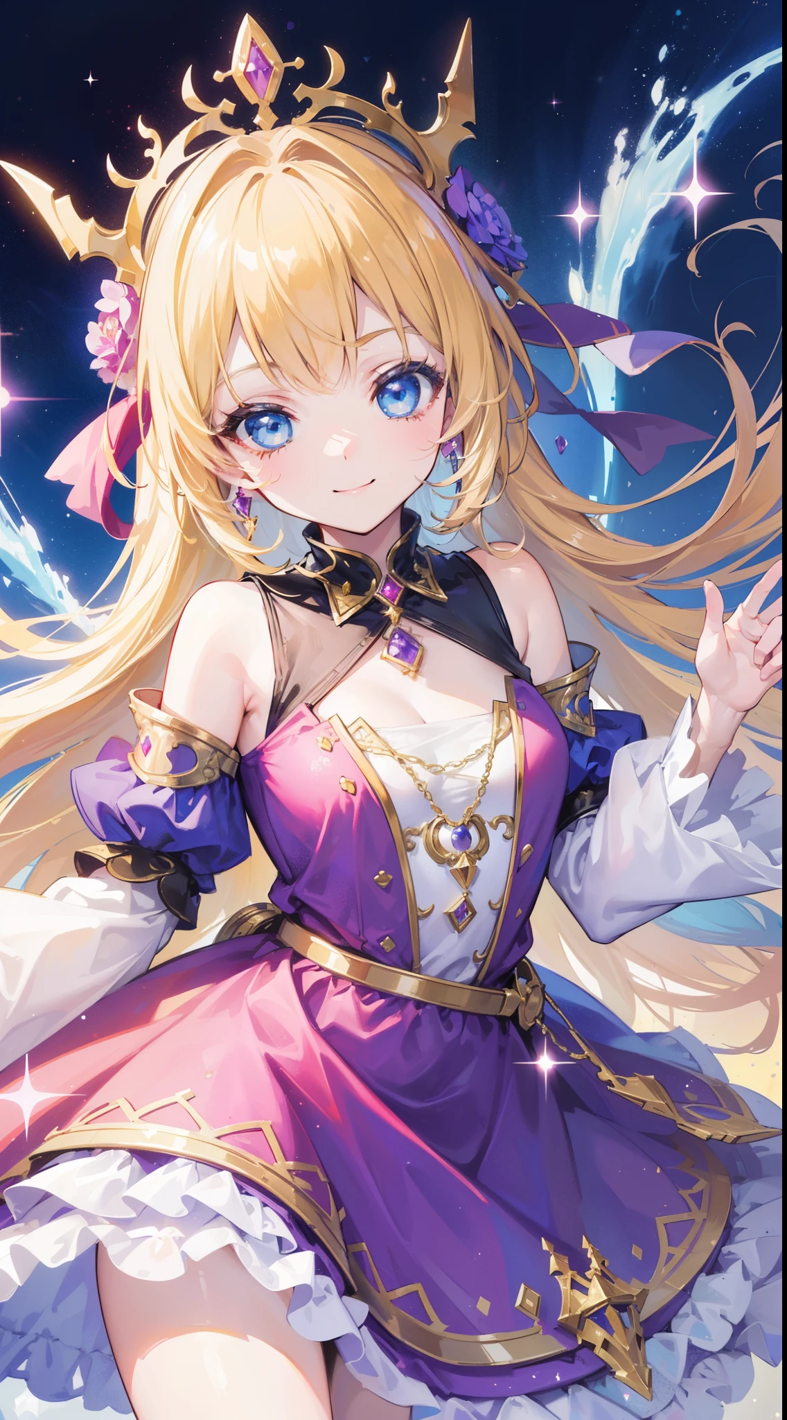 (32k), (16k), (8k), (4k), (32k fantasy background), ((Pretty girl)), ((cute girl)), (beautiful quality eyes), (cute smile), (((dress))), (((fantasy))),