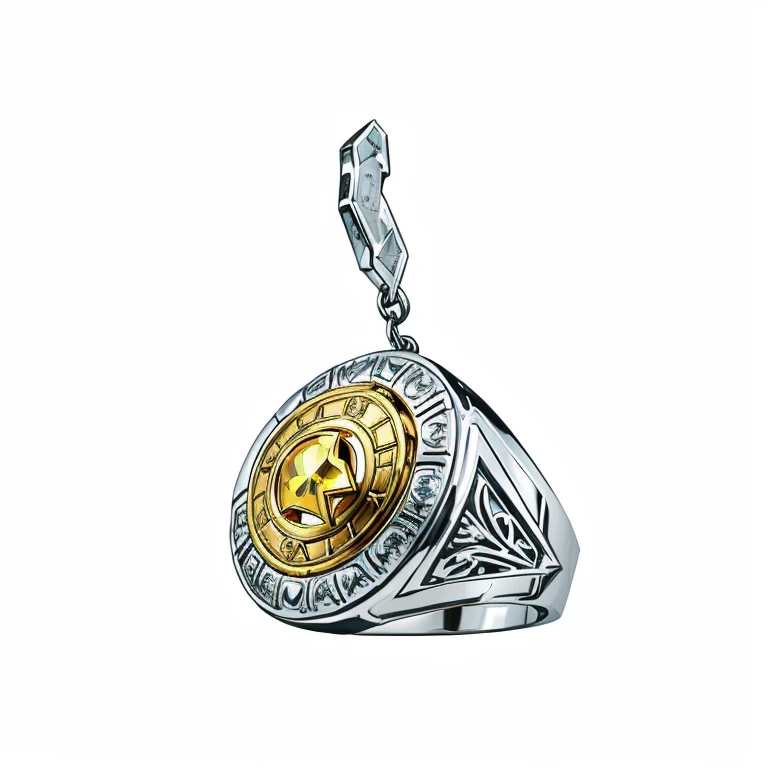 MagicItem_v1, DnD magic item, white background, artefact, (Ring of Redemption), masterpiece, professional quality